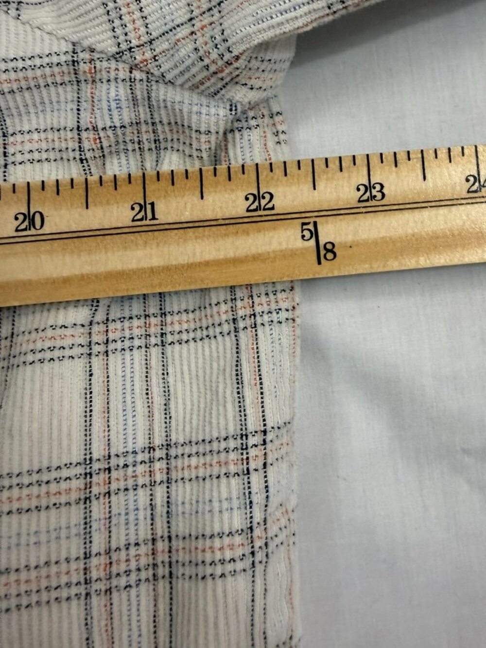 Madewell Corduroy Oversized Ex-Boyfriend Shirt Lombard Plaid Size M - Picture 6 of 11